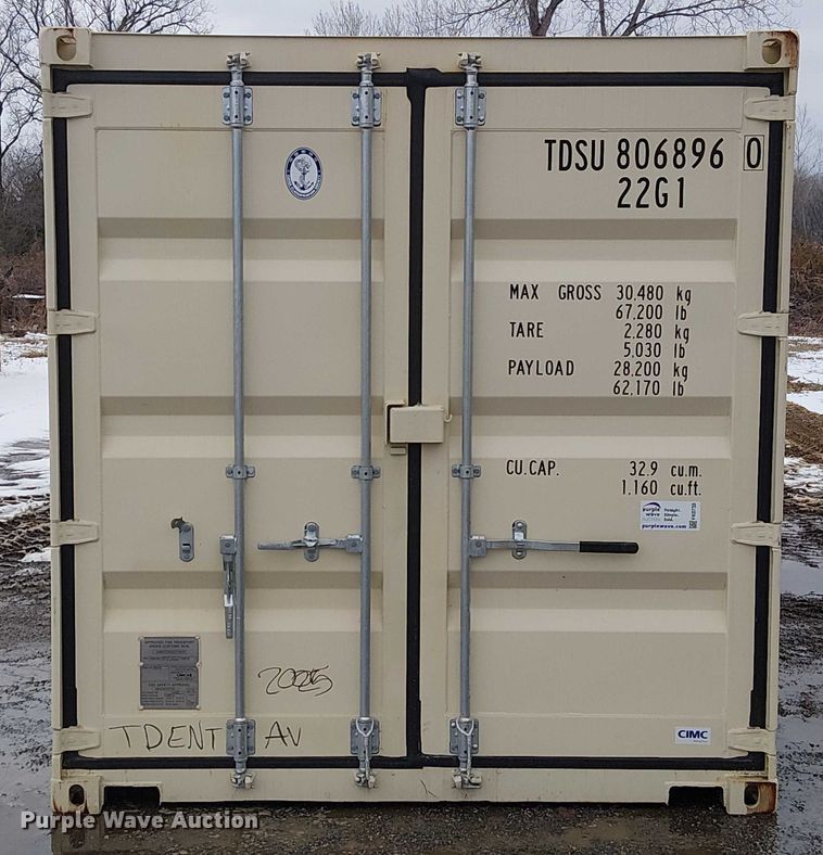 image for item FK0738 CIMC 1146A-22G1 shipping container