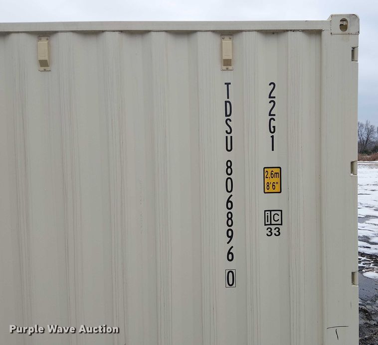 image for item FK0738 CIMC 1146A-22G1 shipping container