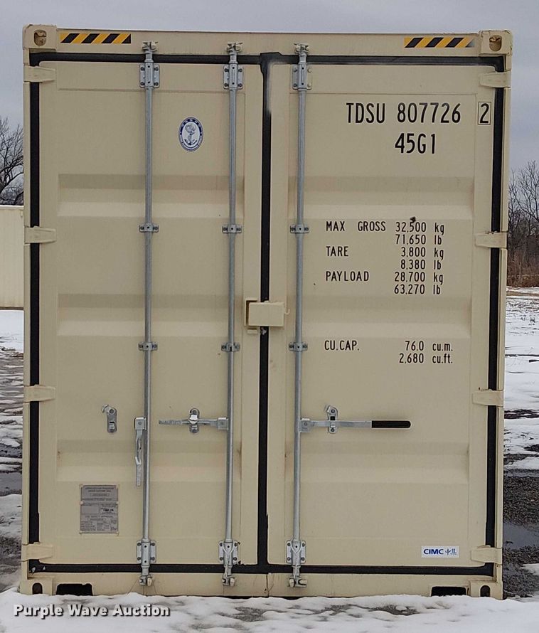 image for item FK0740 CIMC NL40HD-NE01 shipping container