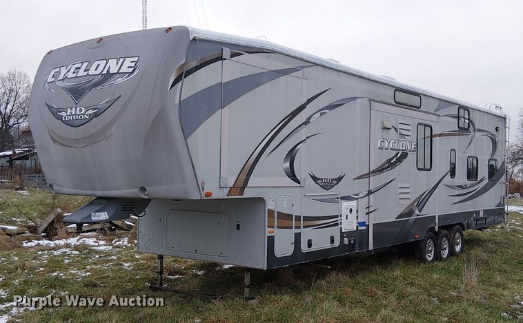 image for item FK0743 2011 Heartland Cyclone HD Edition toy hauler camper