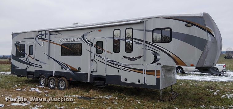 image for item FK0743 2011 Heartland Cyclone HD Edition toy hauler camper