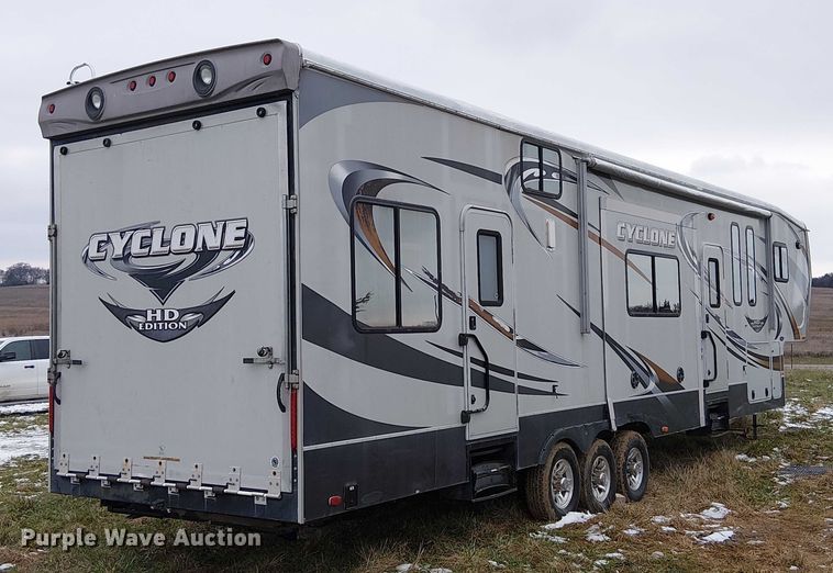 image for item FK0743 2011 Heartland Cyclone HD Edition toy hauler camper