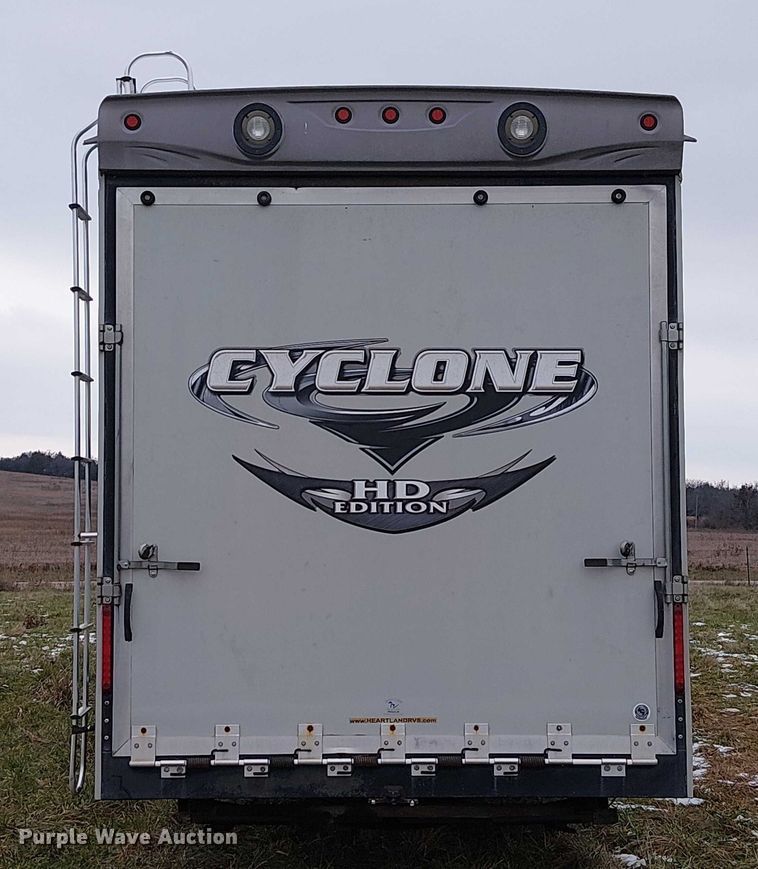 image for item FK0743 2011 Heartland Cyclone HD Edition toy hauler camper