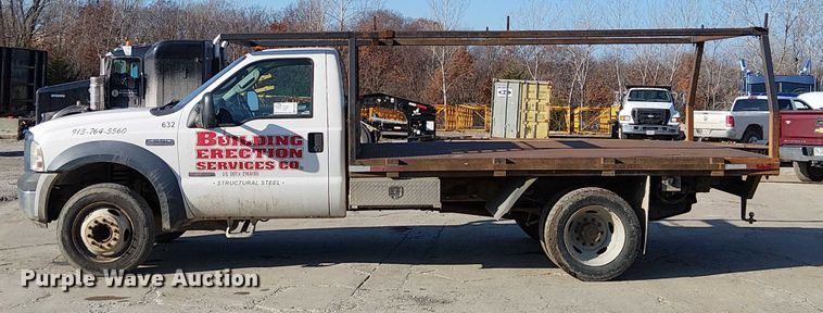 image for item FK0802 2007 Ford F550 flatbed truck