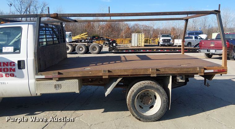 image for item FK0802 2007 Ford F550 flatbed truck