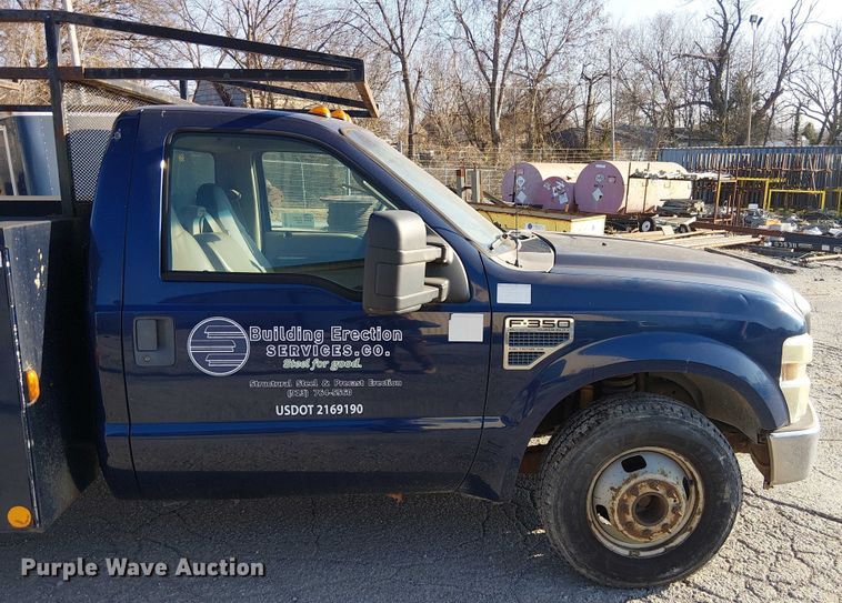 image for item FK0803 2008 Ford F350 Super Duty utility bed pickup truck