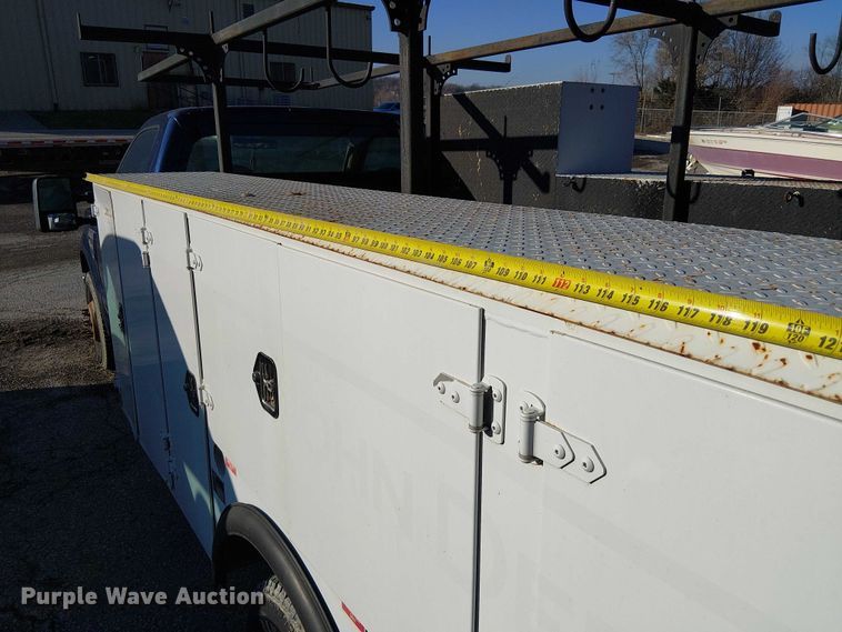 image for item FK0806 2008 Ford F350 Super Duty utility bed pickup truck