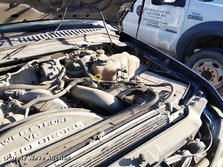 image for item FK0806 2008 Ford F350 Super Duty utility bed pickup truck