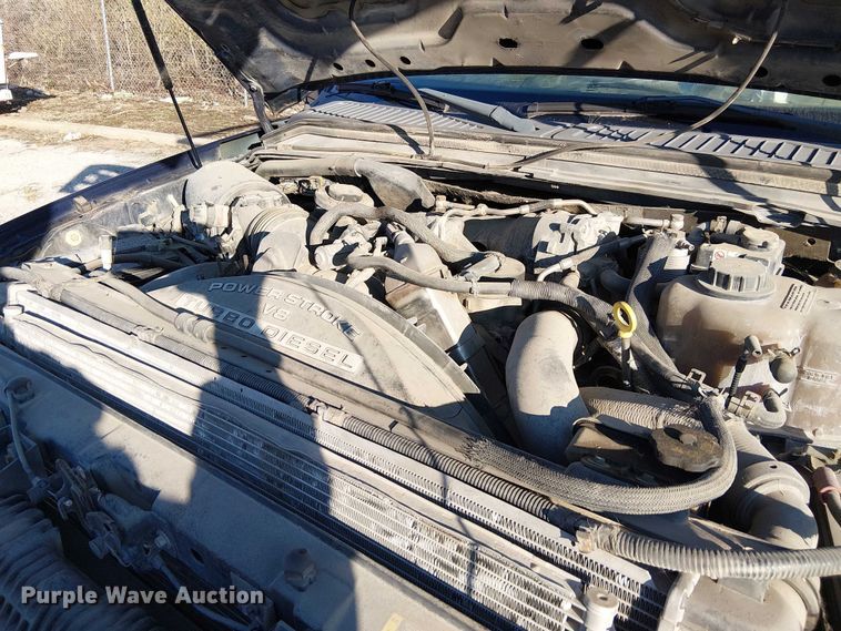 image for item FK0806 2008 Ford F350 Super Duty utility bed pickup truck