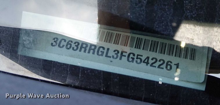 image for item FK0807 2015 RAM 3500 Crew Cab pickup truck