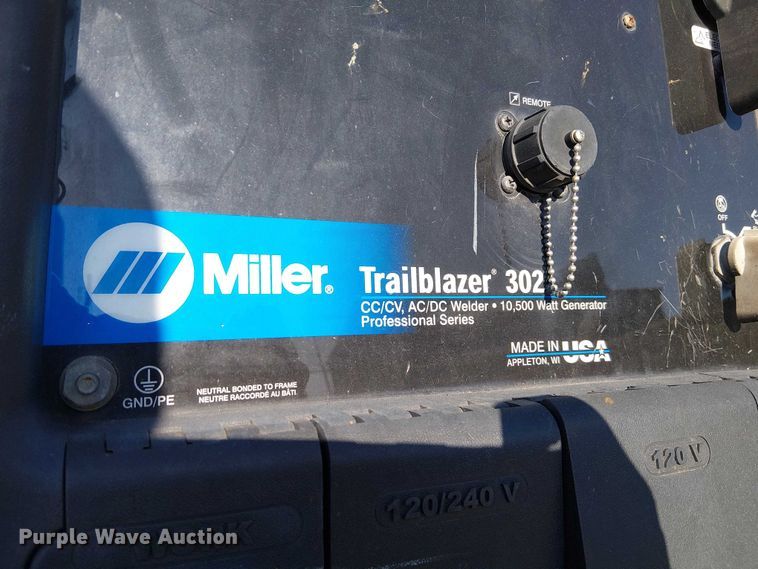 image for item FK0819 Miller Trailblazer 302 welder/generator