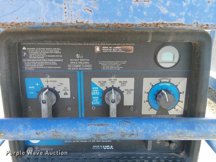 image for item FK0820 Miller Bobcat 250 welder/generator