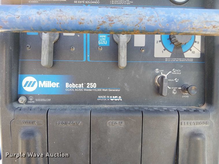 image for item FK0820 Miller Bobcat 250 welder/generator