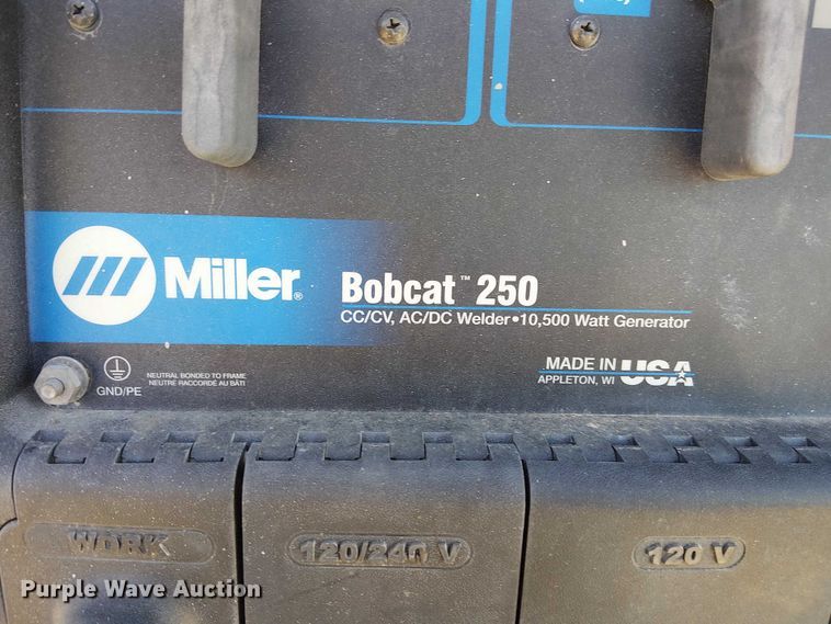 image for item FK0820 Miller Bobcat 250 welder/generator