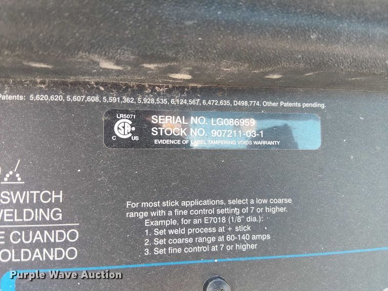 image for item FK0820 Miller Bobcat 250 welder/generator