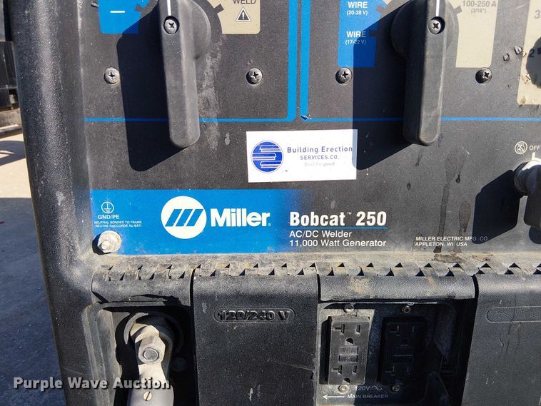 image for item FK0821 Miller Bobcat 250 welder/generator