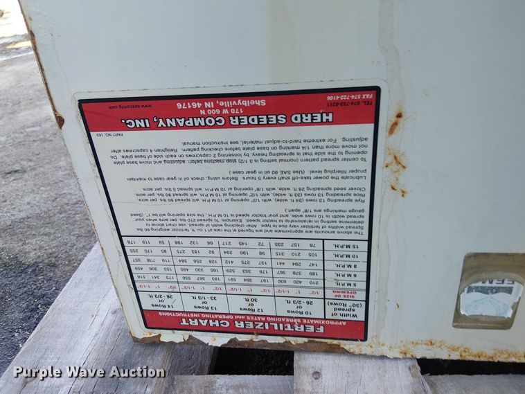 image for item FK0852 Herd 1200C seeder