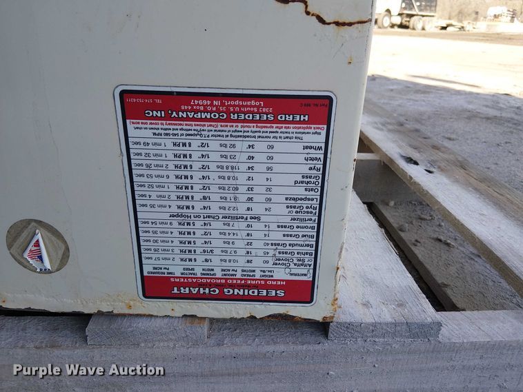 image for item FK0852 Herd 1200C seeder