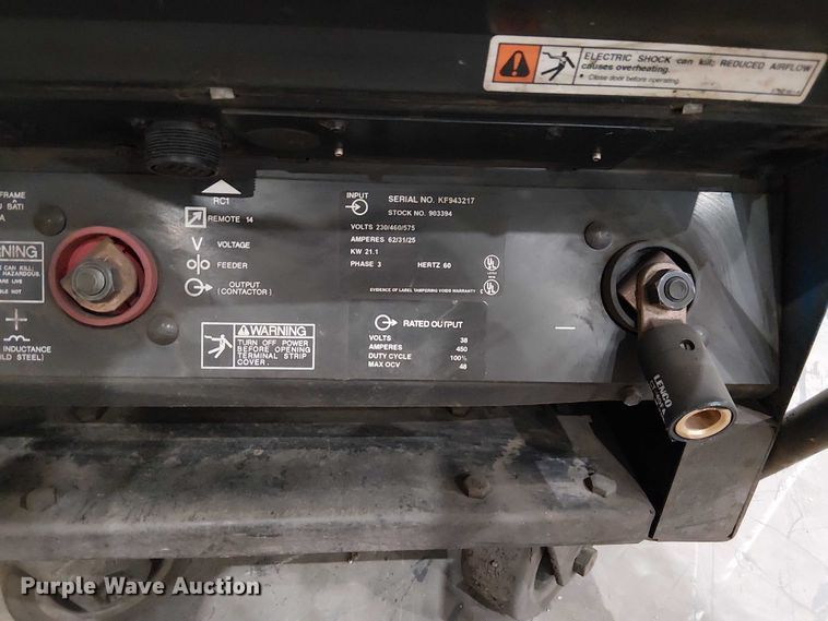 image for item FK0868 Miller Deltaweld 452 welder