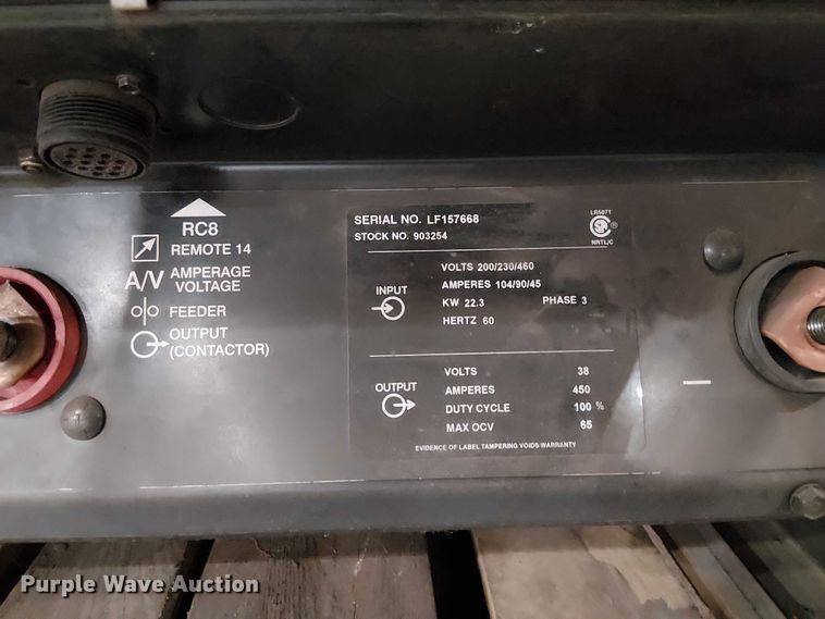 image for item FK0869 Miller Dimension 452 welder