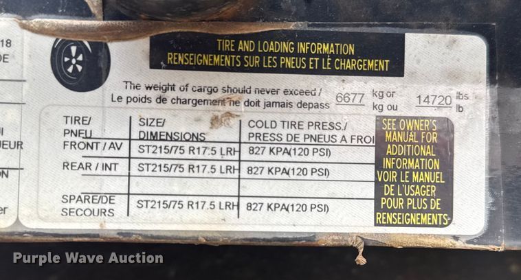 image for item FK0883 2018 Load Trail equipment trailer