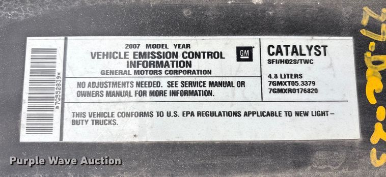 image for item FK1030 2007 Chevrolet Silverado 1500 Crew Cab pickup truck