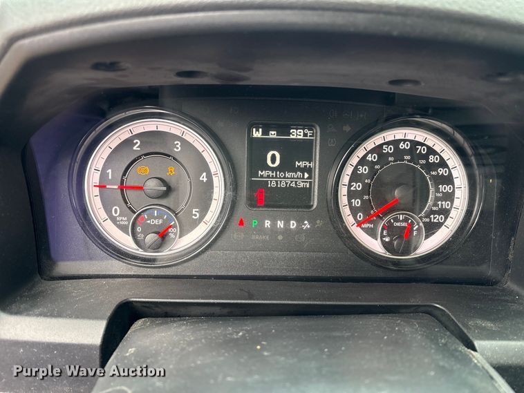 image for item FK1033 2018 RAM 2500 Crew Cab pickup truck