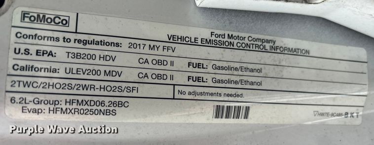 image for item FK1038 2017 Ford F250 Super Duty XL pickup truck