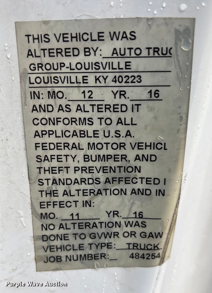 image for item FK1038 2017 Ford F250 Super Duty XL pickup truck