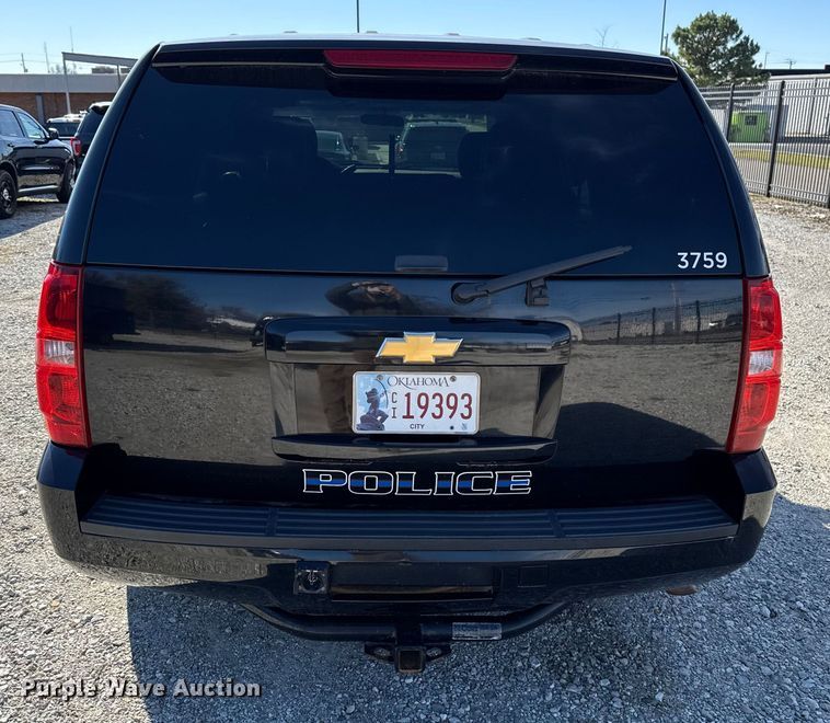 image for item HI9367 2012 Chevrolet Tahoe Police SUV