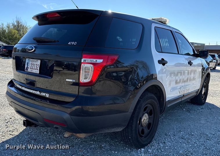 image for item HI9371 2014 Ford Explorer Police Interceptor SUV