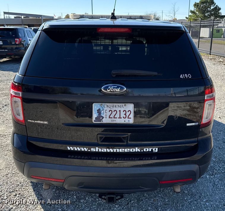 image for item HI9371 2014 Ford Explorer Police Interceptor SUV