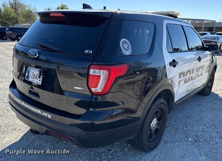 image for item HI9372 2016 Ford Explorer Police Interceptor SUV