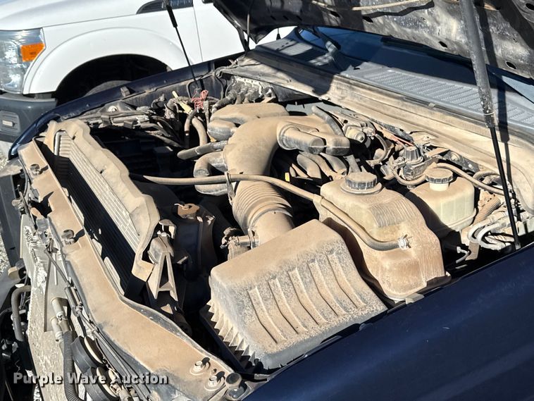 image for item HI9374 2008 Ford F350 Super Duty Crew Cab utility bed pickup truck