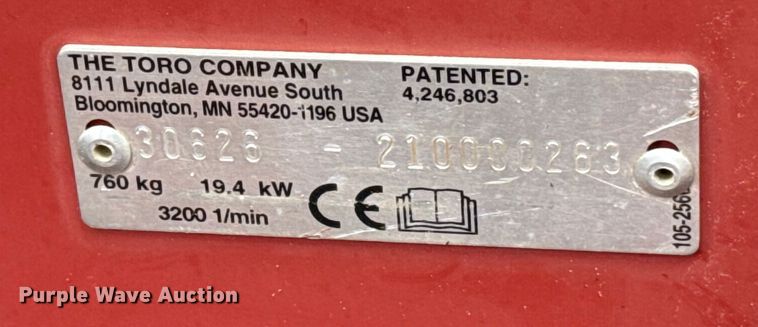 image for item HI9379 Toro Groundsmaster 328-D lawn mower