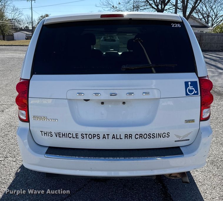 image for item HI9403 2017 Dodge Grand Caravan handicap accessible van