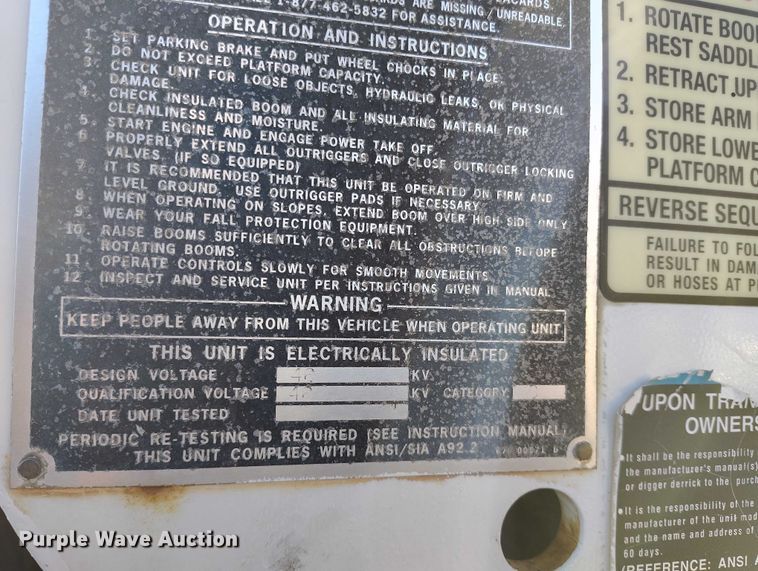 image for item IH9356 2002 Ford F550 Super Duty bucket truck