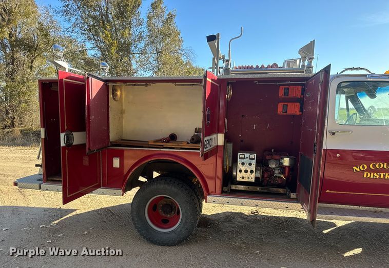 image for item NA9879 1983 GMC Sierra Classic 3500 brush fire truck