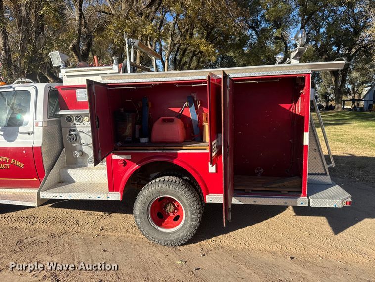 image for item NA9879 1983 GMC Sierra Classic 3500 brush fire truck