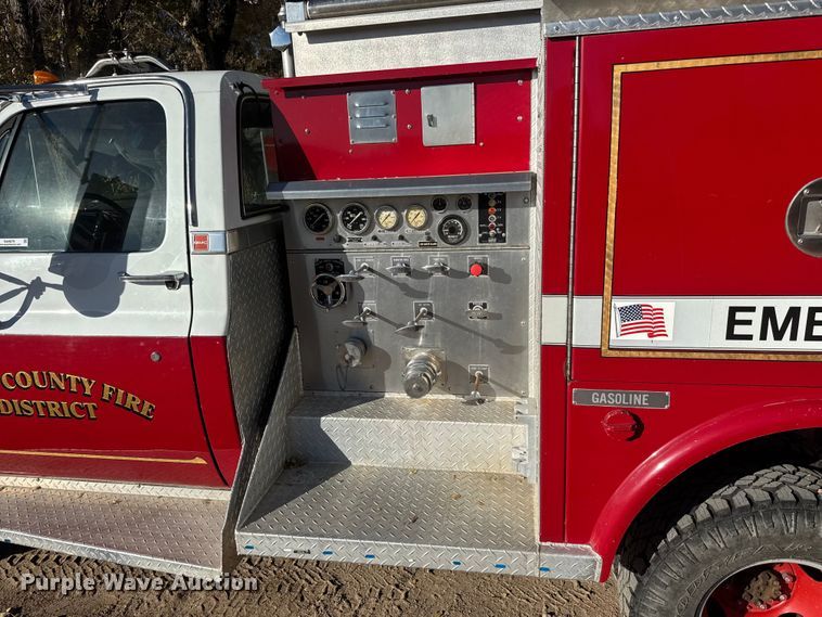image for item NA9879 1983 GMC Sierra Classic 3500 brush fire truck