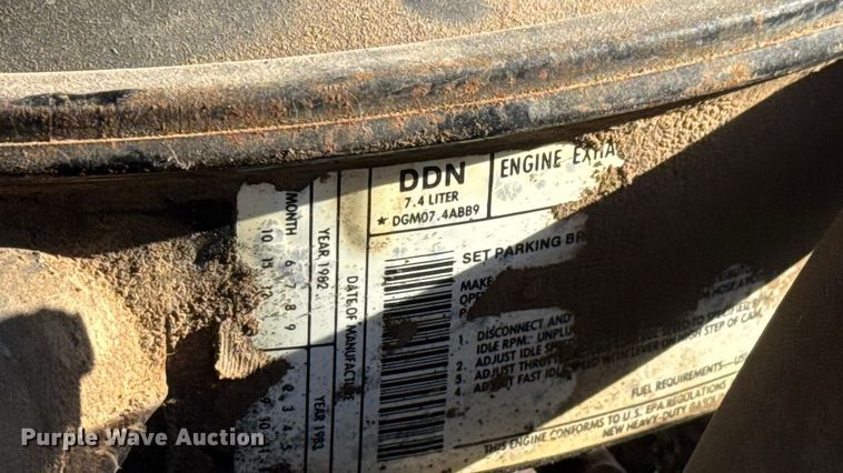 image for item NA9879 1983 GMC Sierra Classic 3500 brush fire truck