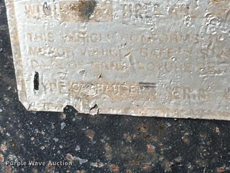 image for item NA9925 1991 Car Hauler Utility trailer