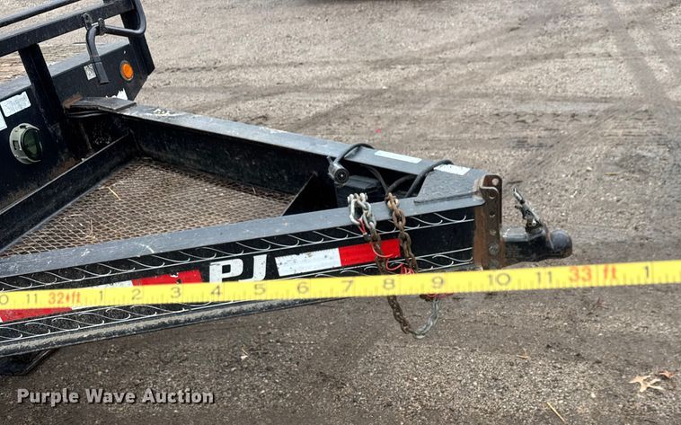 image for item NA9963 2015 PJ equipment trailer