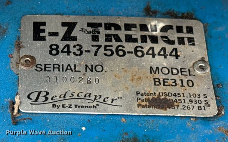 image for item NA9966 E-Z Trench BE310 Bedscaper bed edger