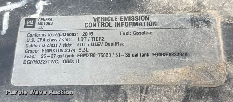 image for item NB9008 2015 Chevrolet Silverado 1500 Double Cab pickup truck