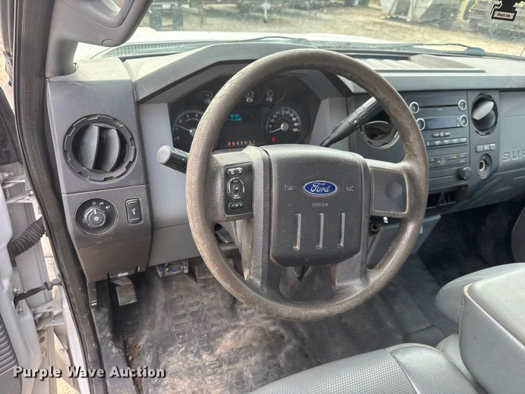 image for item NB9010 2015 Ford F350 Super Duty SuperCab utility bed pickup truck