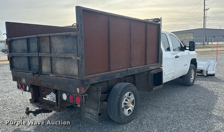 image for item NB9028 2010 Chevrolet Silverado 2500 Ext. Cab dump flatbed truck