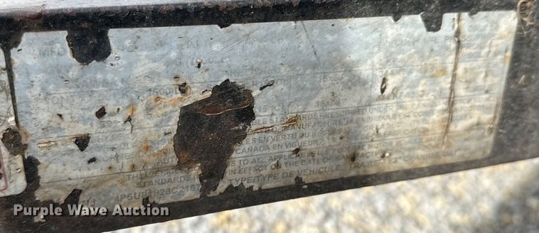 image for item NB9029 2012 PJ utility trailer