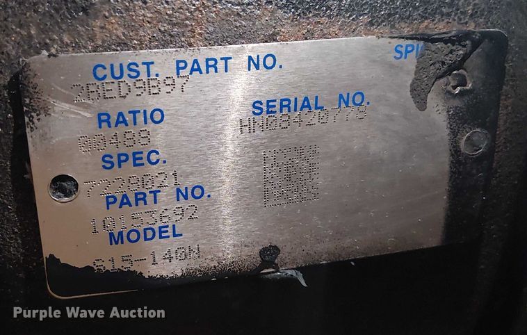 image for item NC9752 Dana Spicer S15-140N rear differential