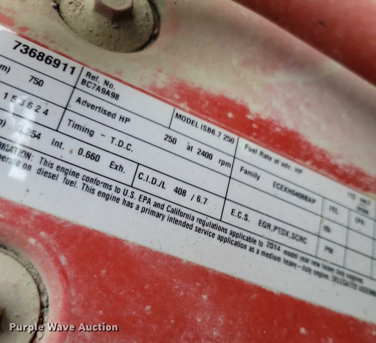 image for item NO9805 2015 IC school bus